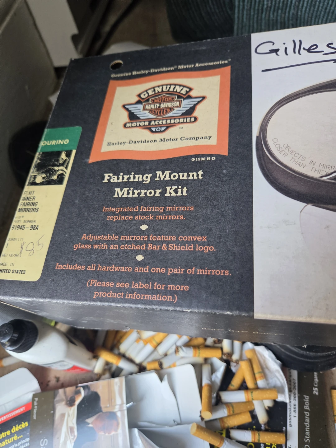 Harley-Davidson Fairing Mount Mirror Kit - photo 2