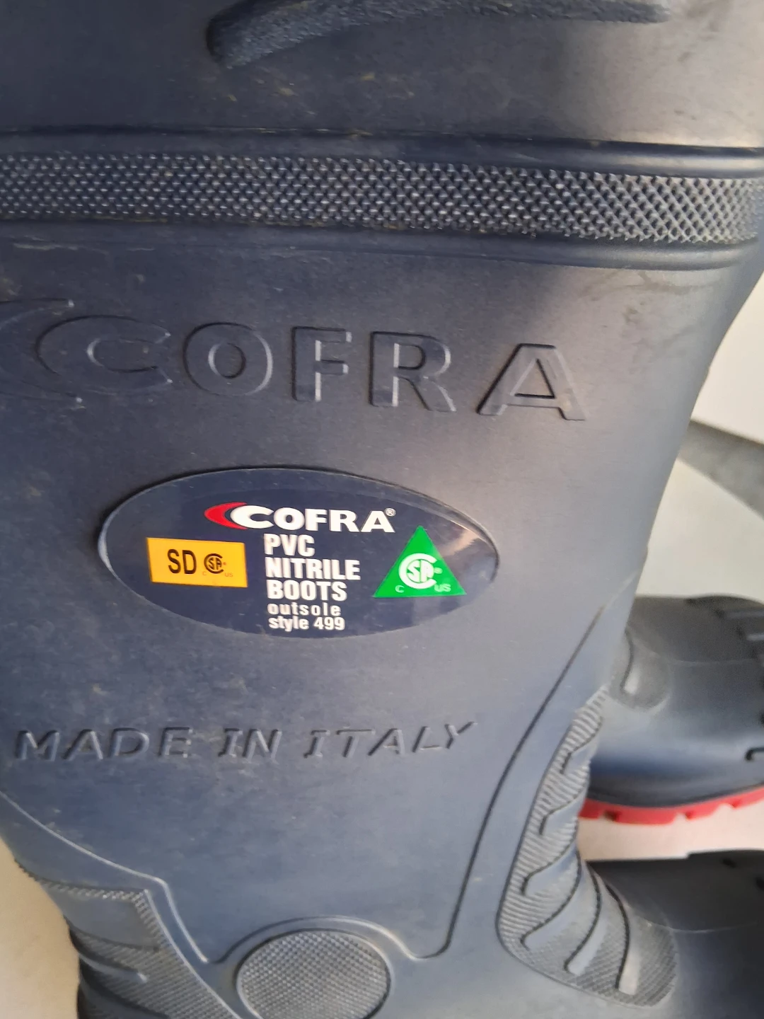 COFRA Blue PVC Nitrile Boots - Size 9 - photo 4