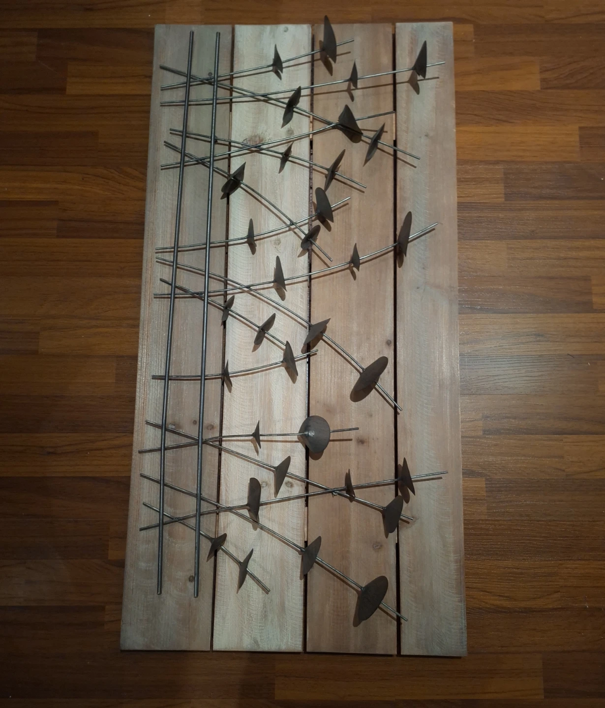 Rustic Wood and Metal Wall Art