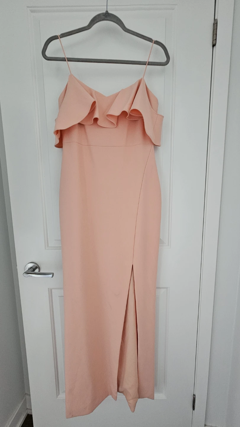 Likely Peachy Ruffle Maxi Dress, Size 6 - photo 5