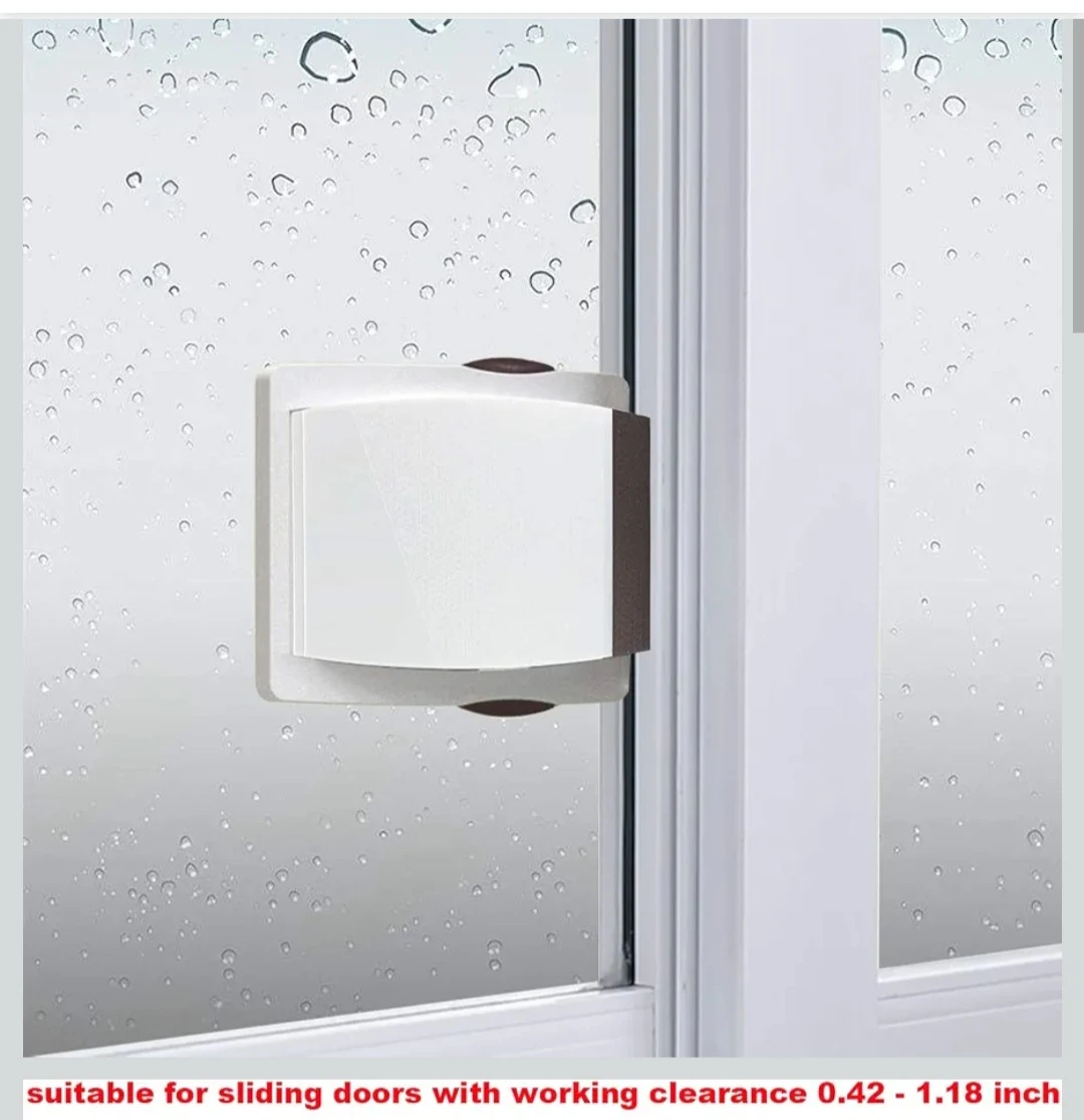 4pcs OKEFAN White Baby Safety Sliding Door Locks (4 Pack) - photo 2