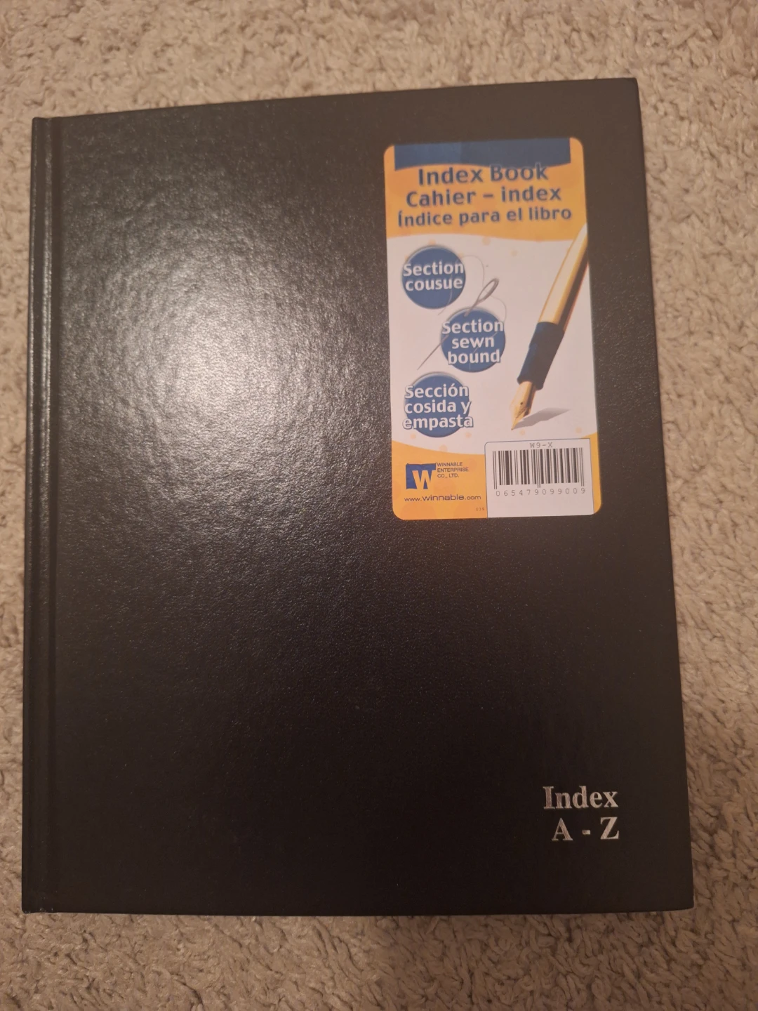 Winnable Index Book A-Z