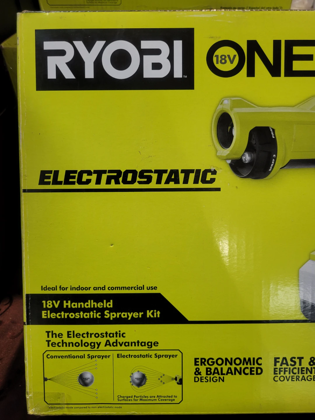 Ryobi ONE+ 18V Handheld Electrostatic Sprayer Kit - photo 4