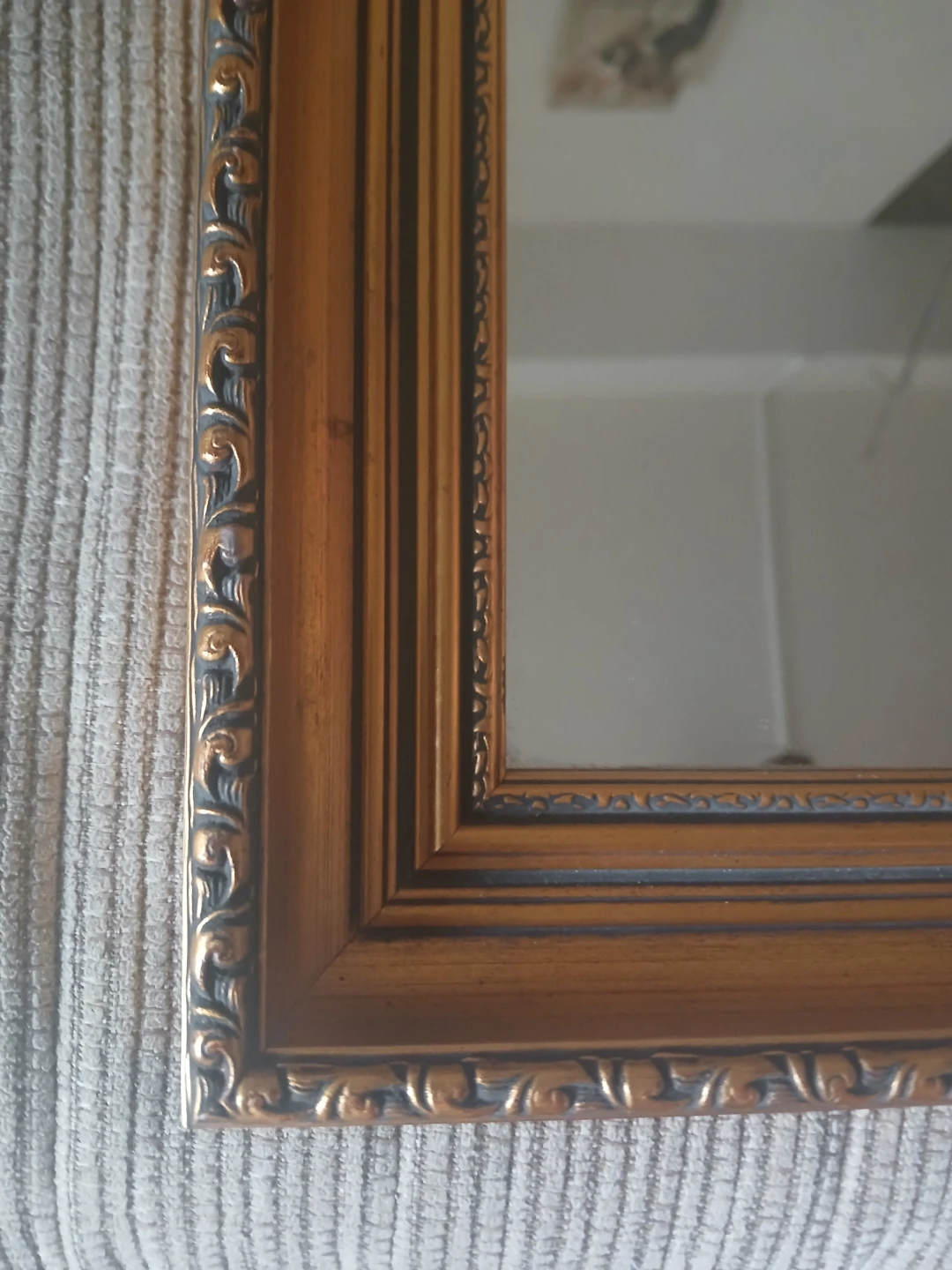Ornate Gold Framed Wall Mirror - photo 2