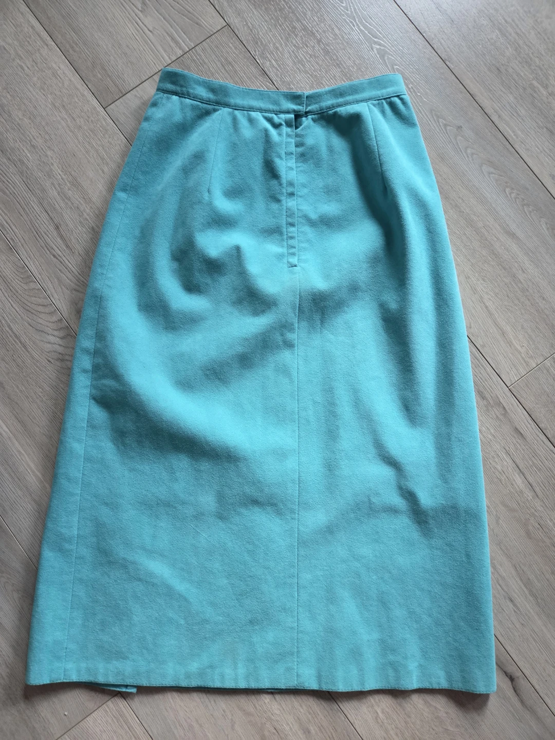 Vintage Suede Turquoise Skirt - photo 2