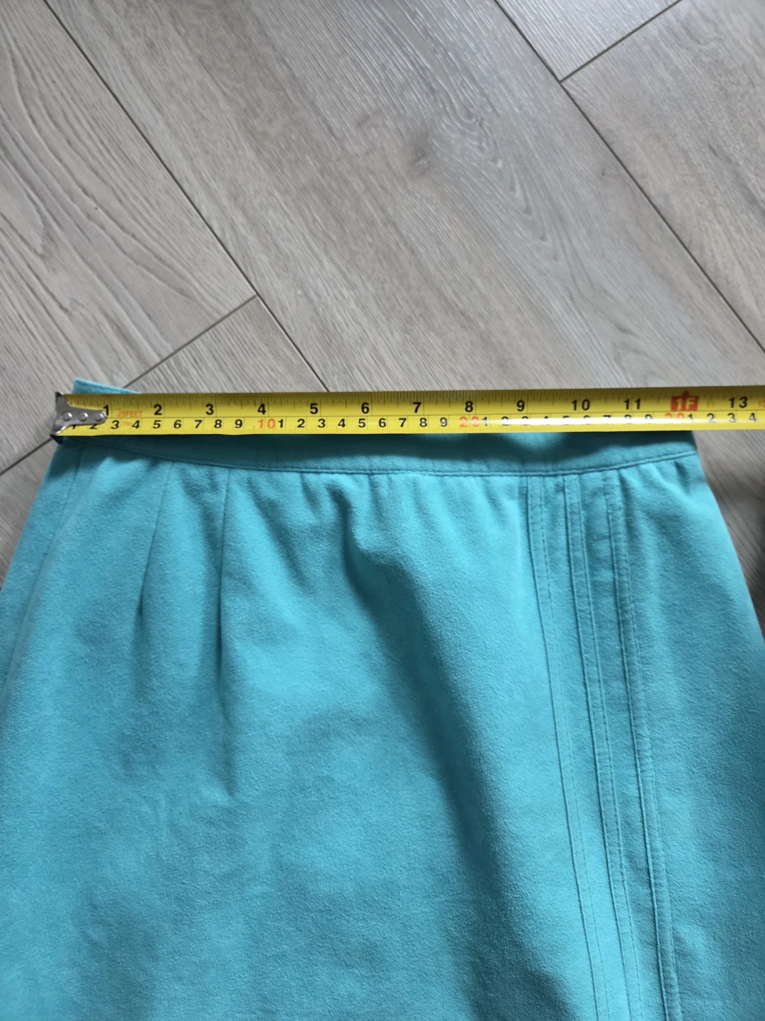 Vintage Suede Turquoise Skirt - photo 4