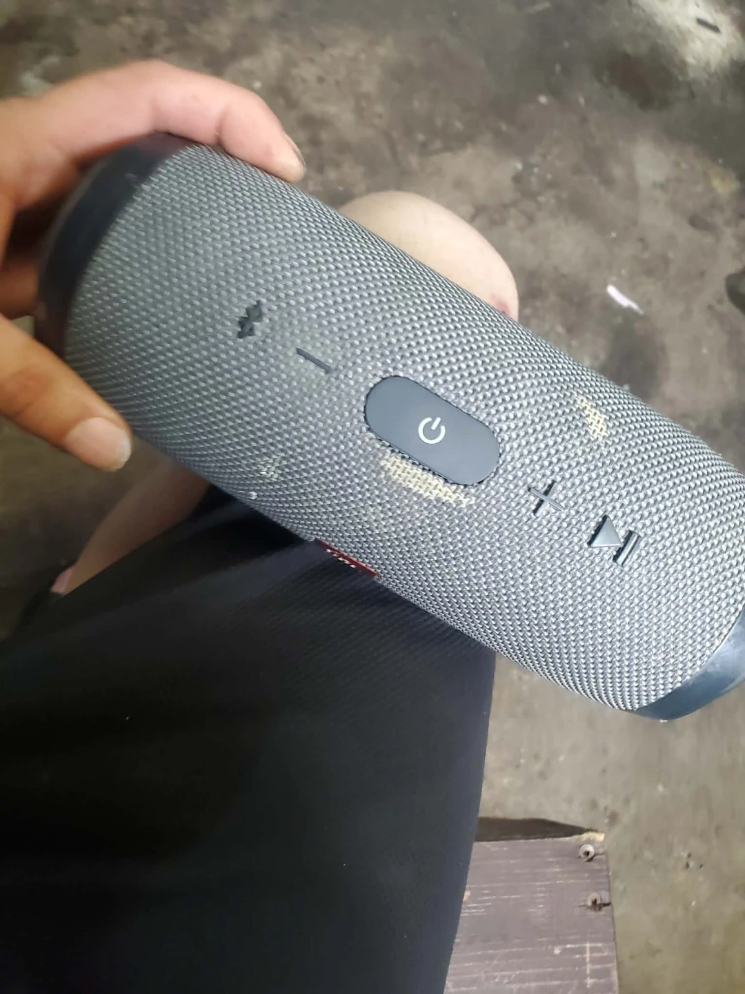 JBL charge essential Waterproof Speaker - Grey