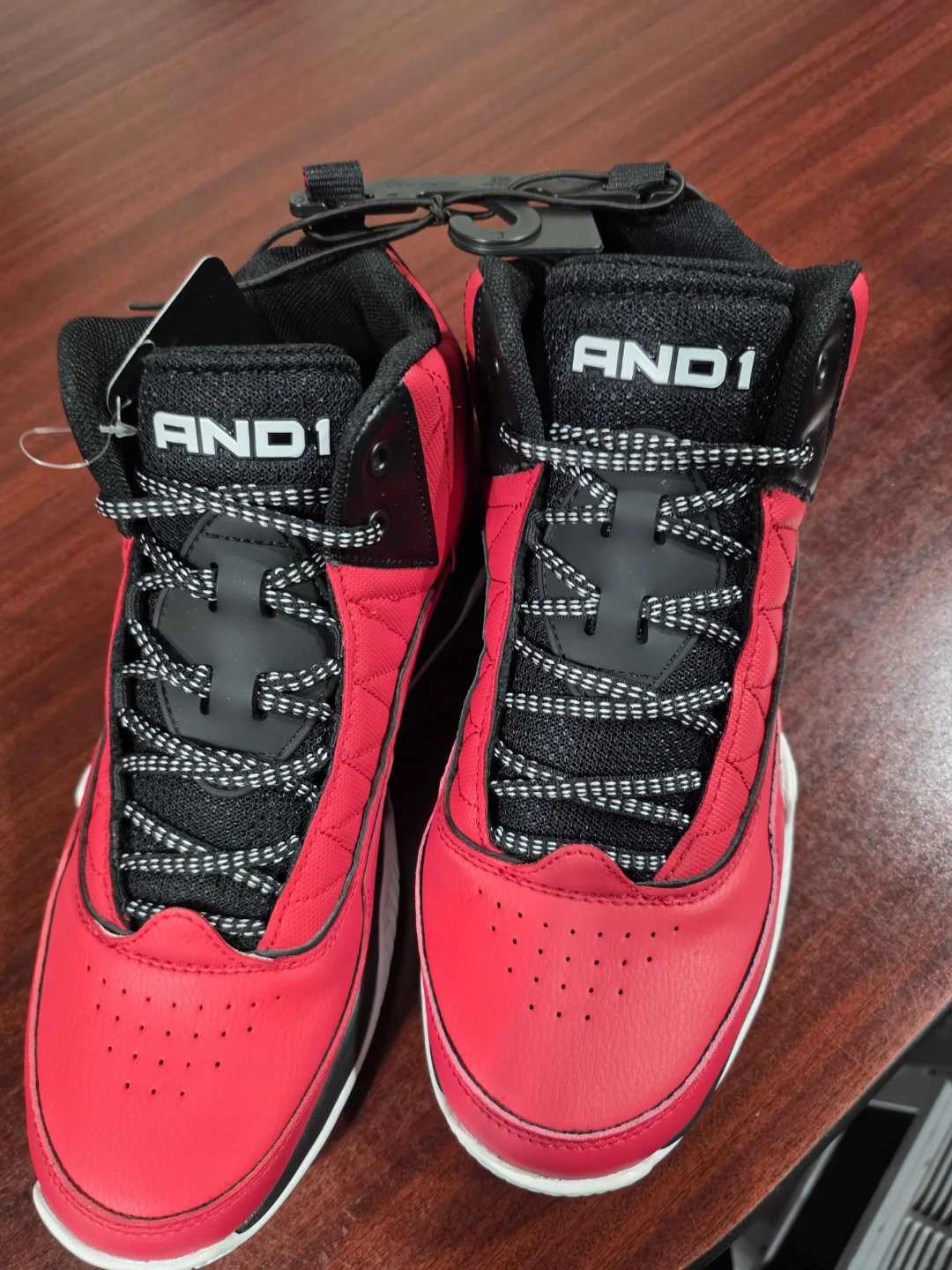 AND1 Red Basketball Shoes  size 10