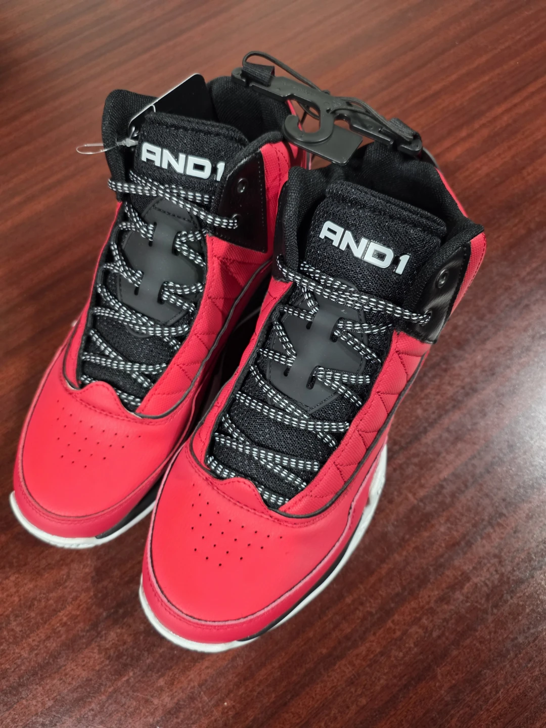 AND1 Red Basketball Shoes  size 10 - photo 3