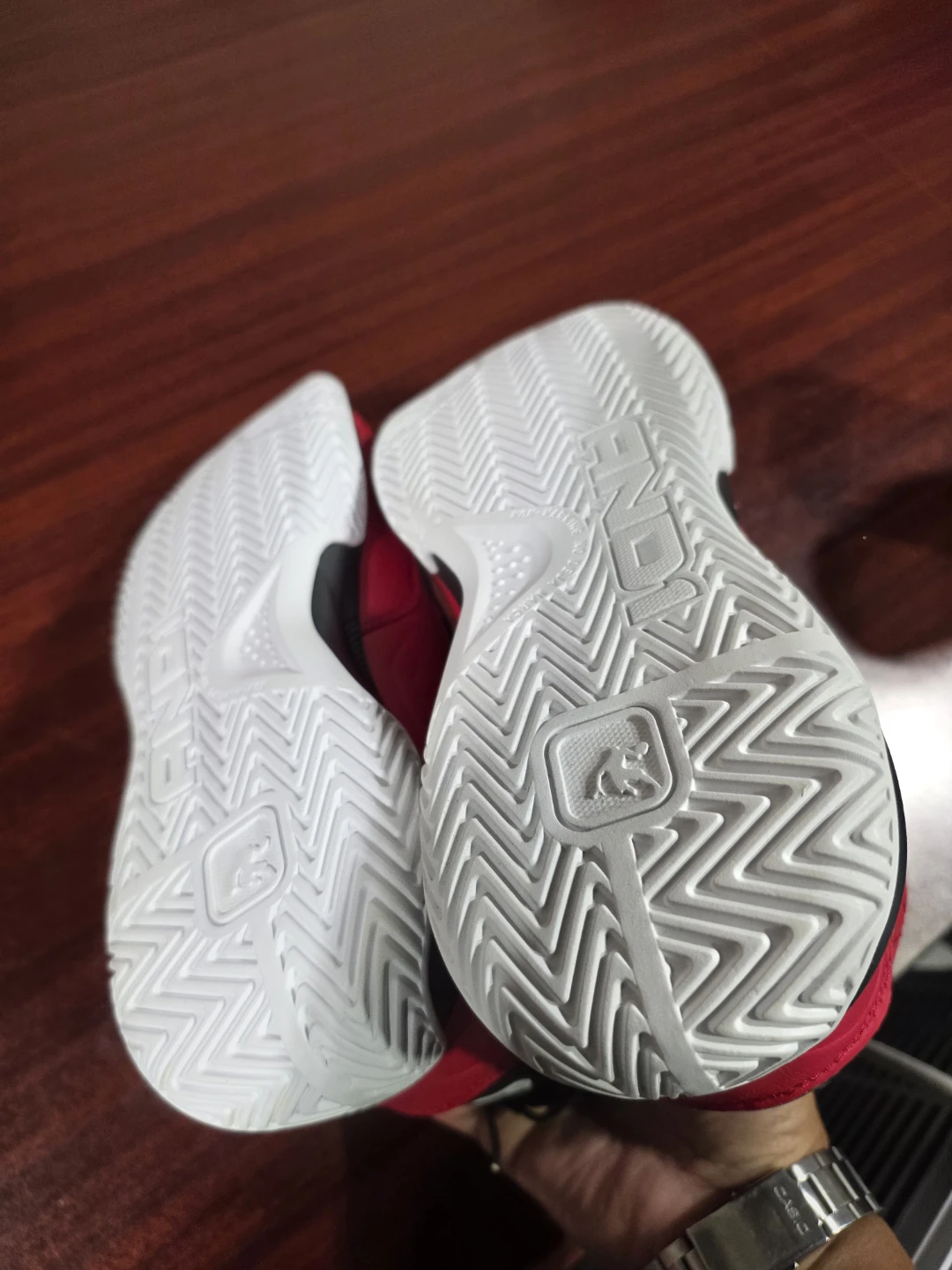 AND1 Red Basketball Shoes  size 10 - photo 5