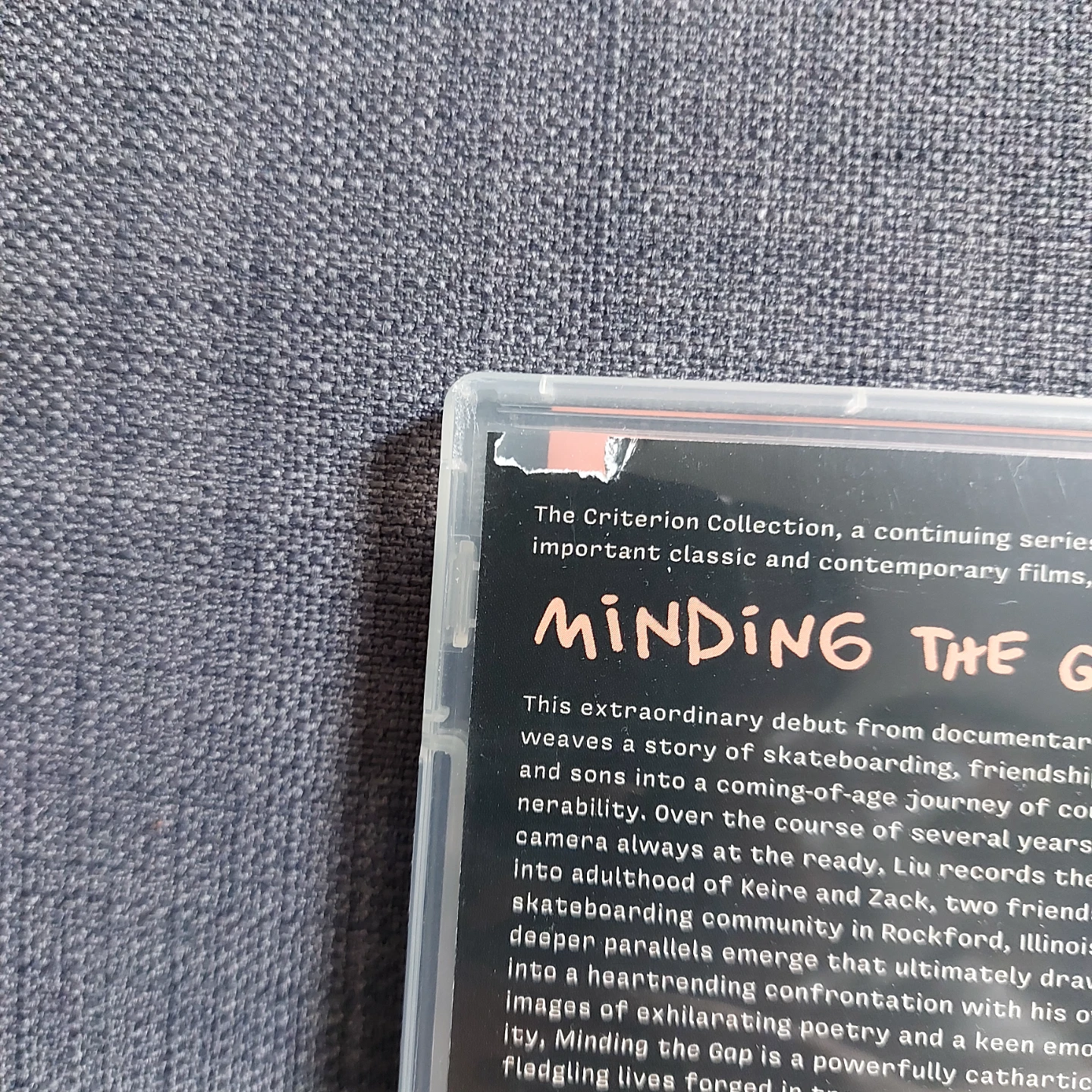 Minding the Gap Blu-Ray criterion collection. - photo 3
