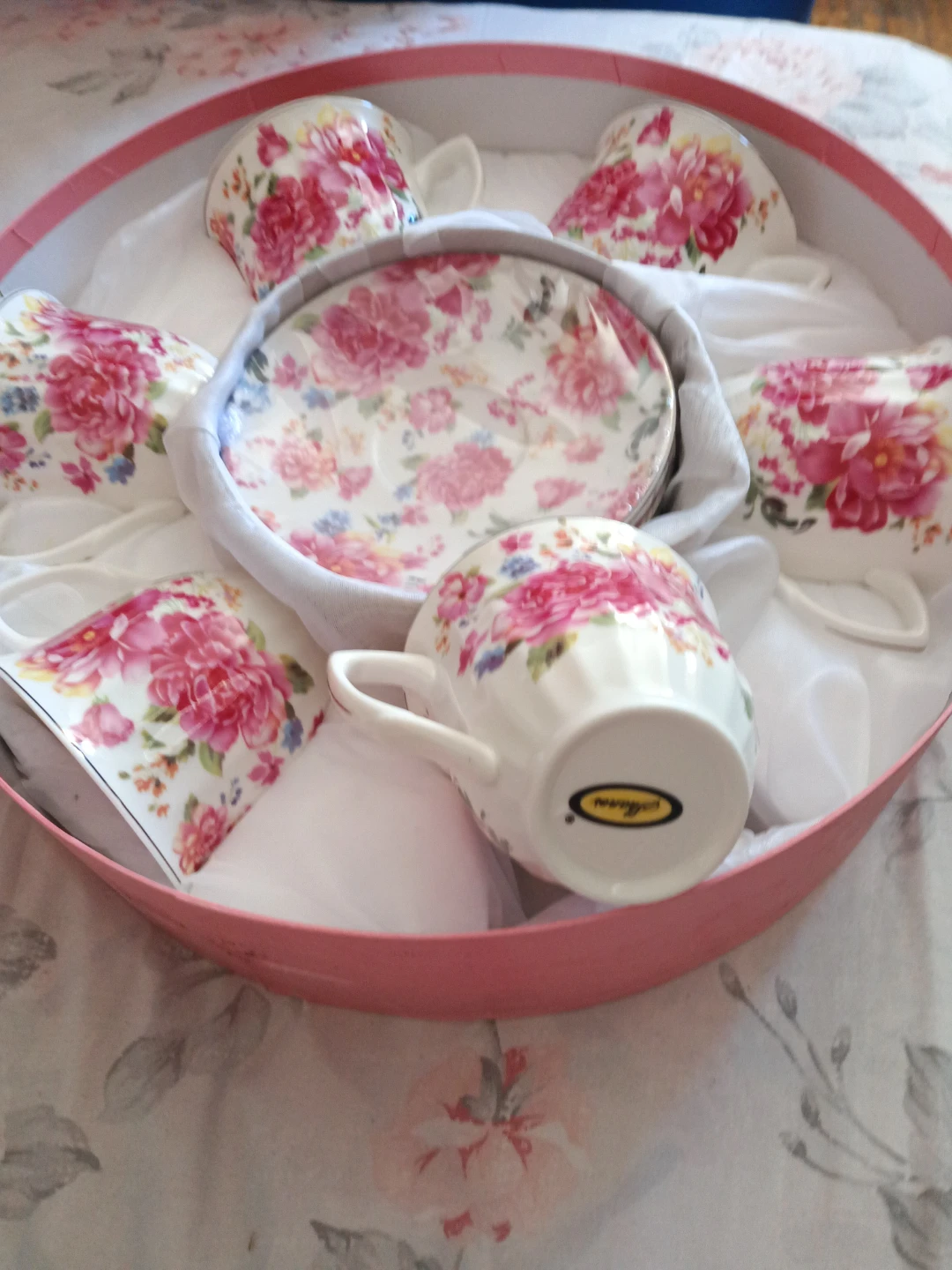 Set of 5 Teacups with Saucer - photo 2