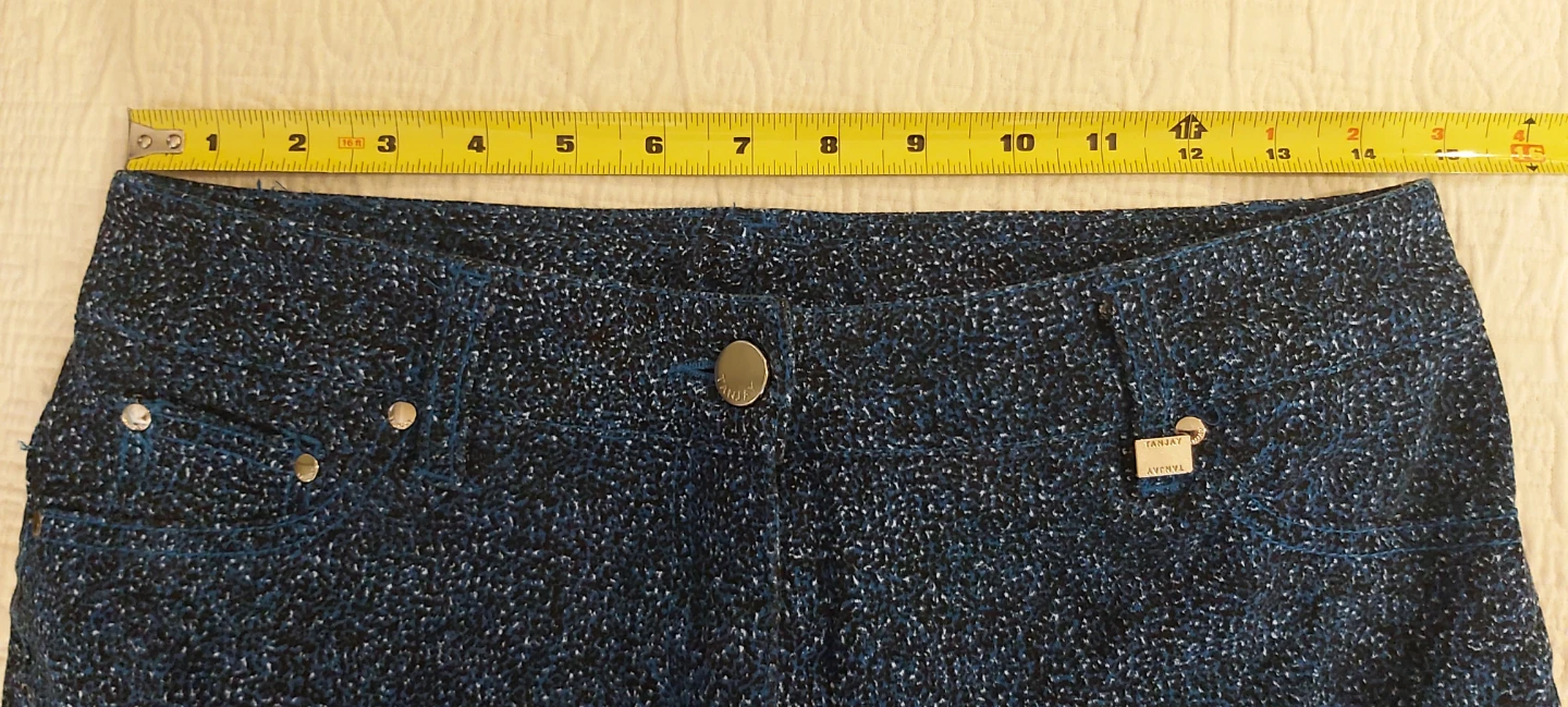 Trinity Blue Sparkle Capris Size 6P - photo 4