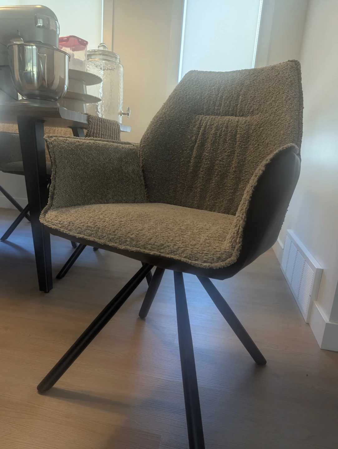 Mid Century Modern Swivel Dining Arm chairs(6) - photo 3