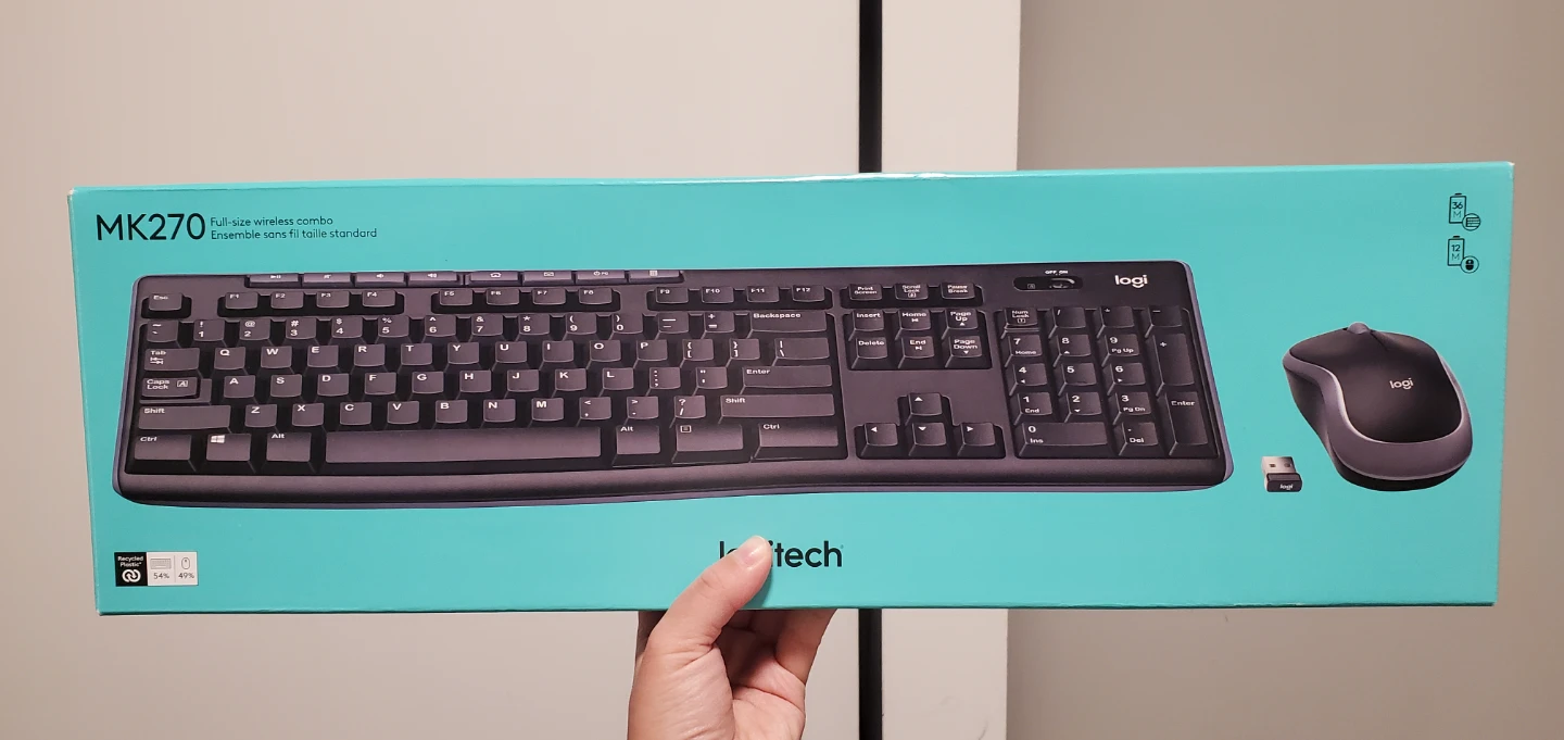 Logitech MK270 Wireless Keyboard and Mouse Combo