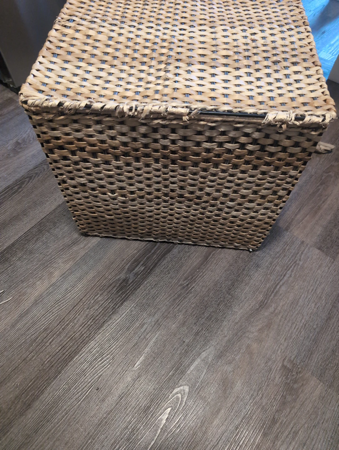 Woven Storage Basket with Lid