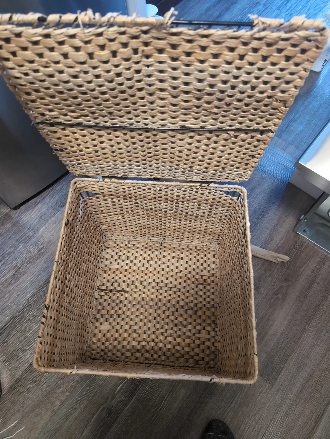 Woven Storage Basket with Lid - photo 2