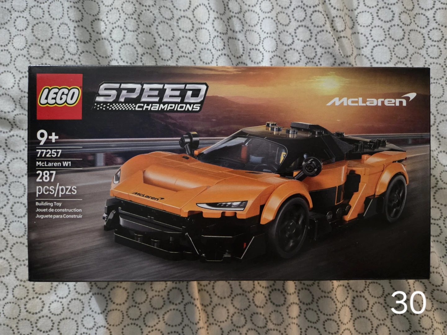 LEGO Speed Champions McLaren W1 77257 Building Toy