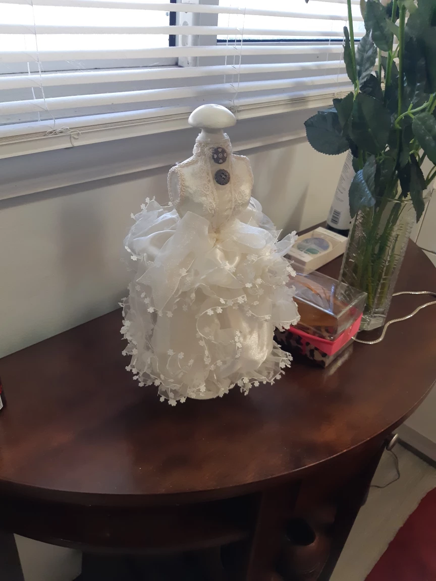 White Decorative Mannequin Dress
