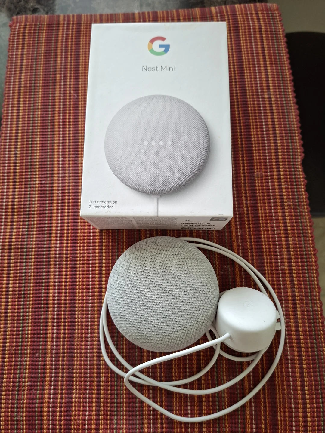 Google Nest Mini 2nd Gen Smart Speaker - photo 3