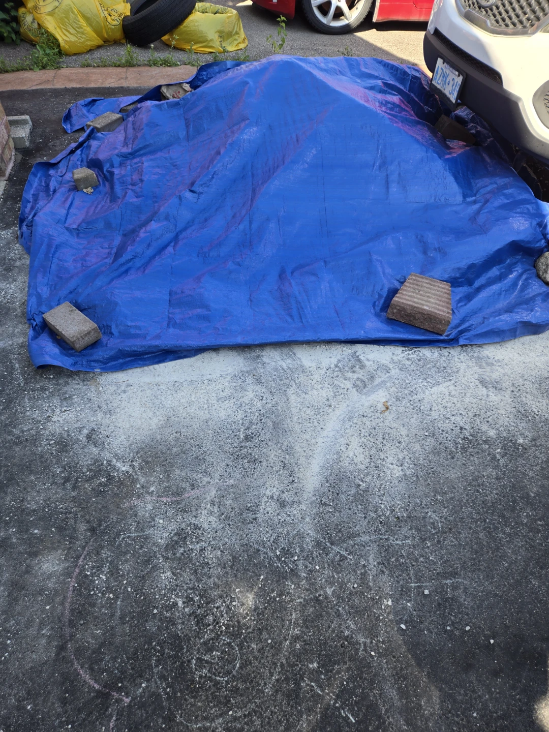 Limestone screening 1 cubic yard