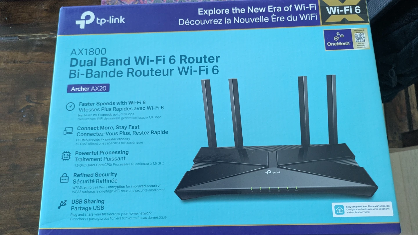 Wifi 6 Router TP Link AX1800