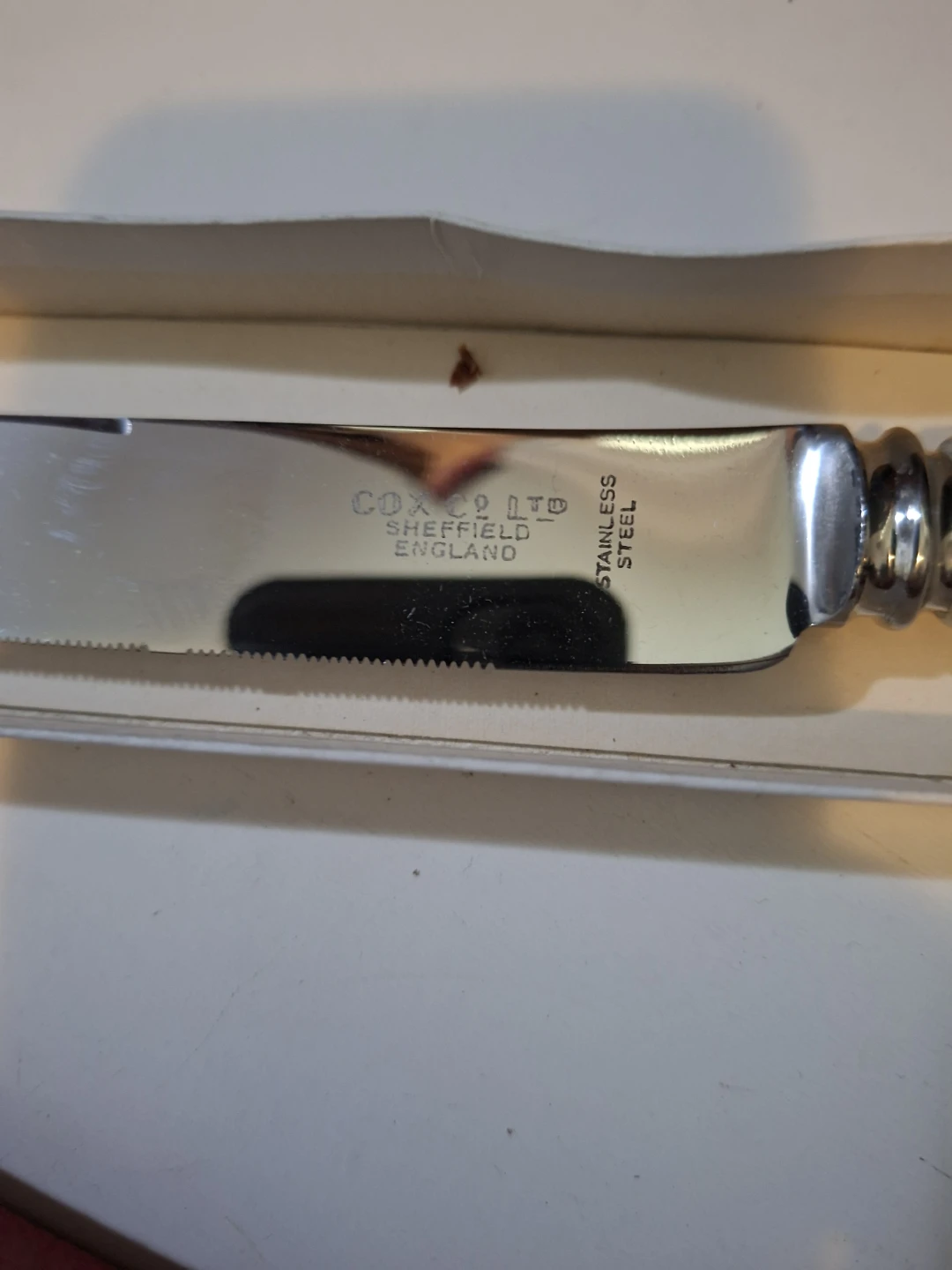 Cox & Co. Ltd Sheffield England Stainless Steel Knife - photo 2