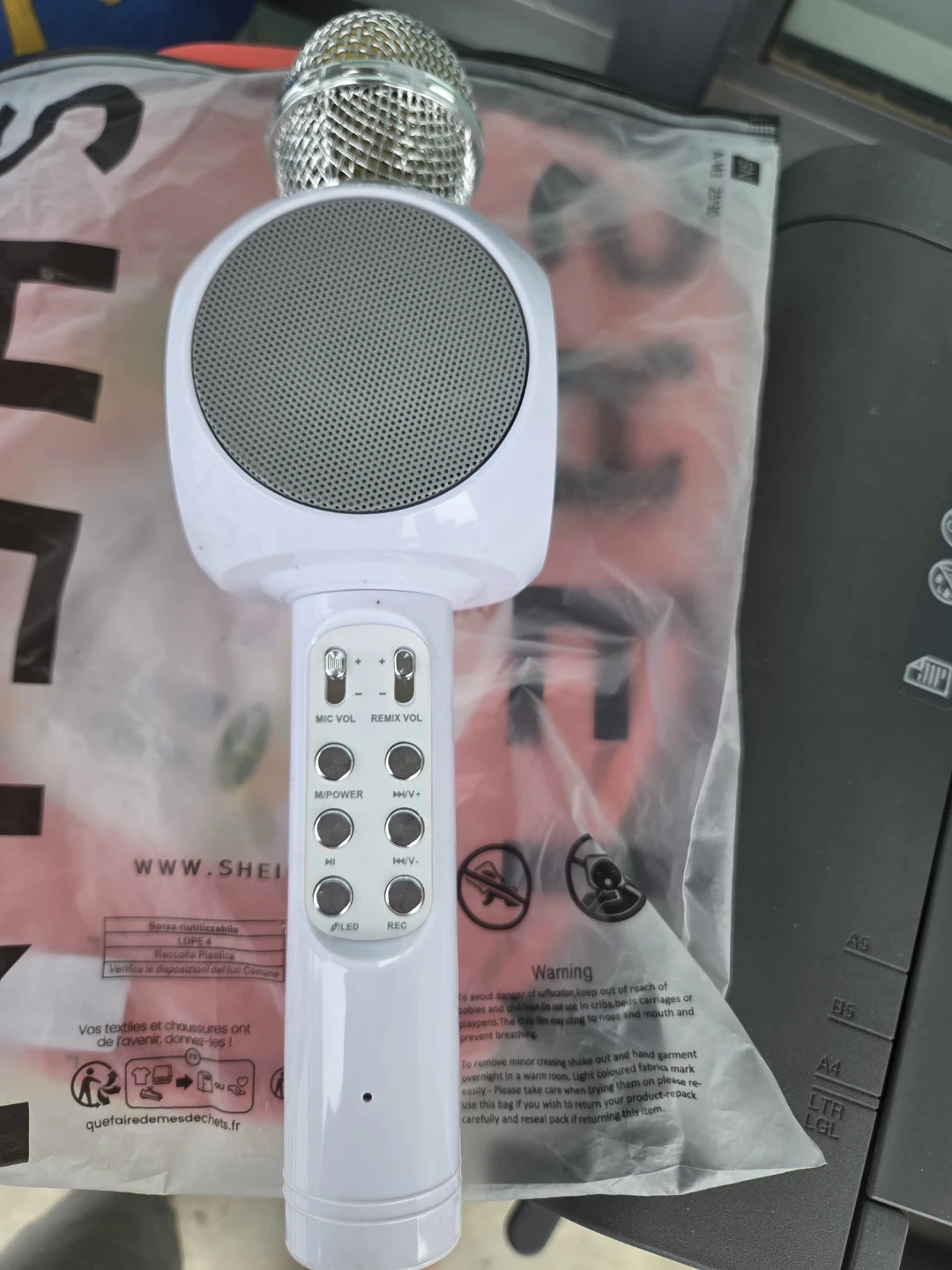 Portable Bluetooth Karaoke Microphone Speaker - photo 5