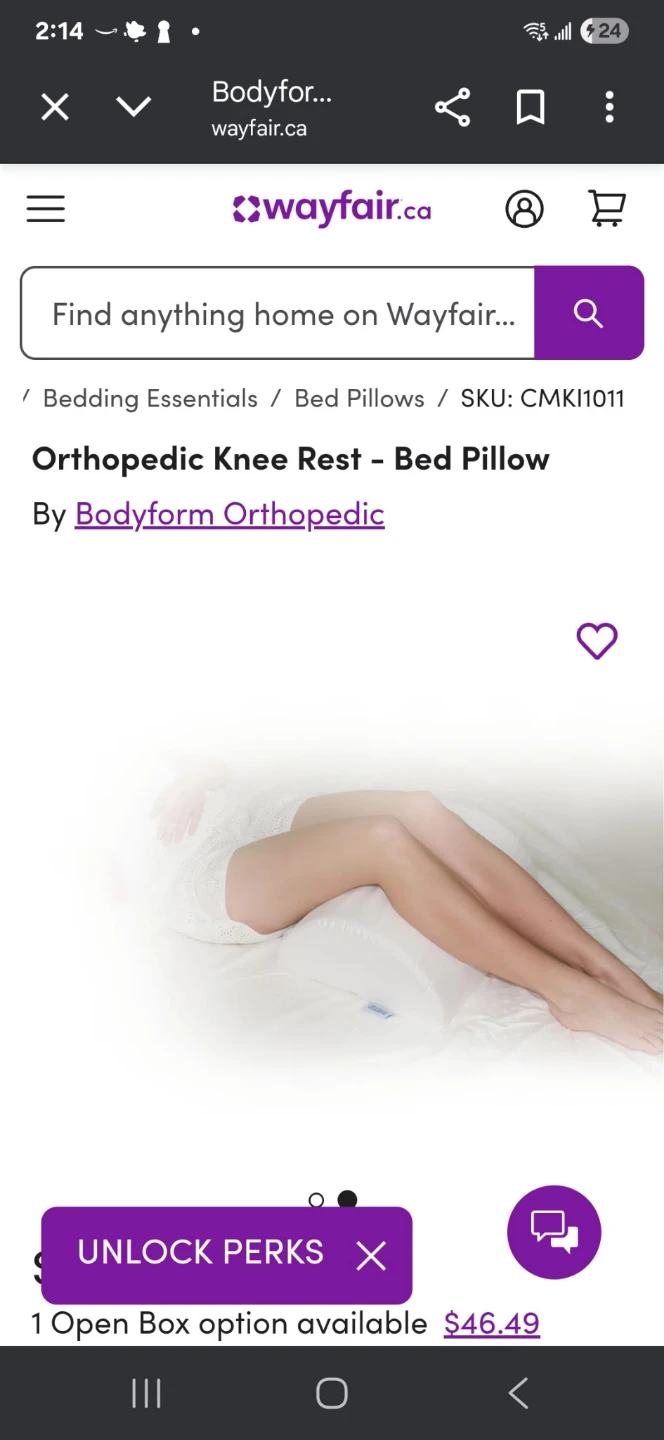 New - Bodyform Orthopedic Knee Rest Pillow - photo 4