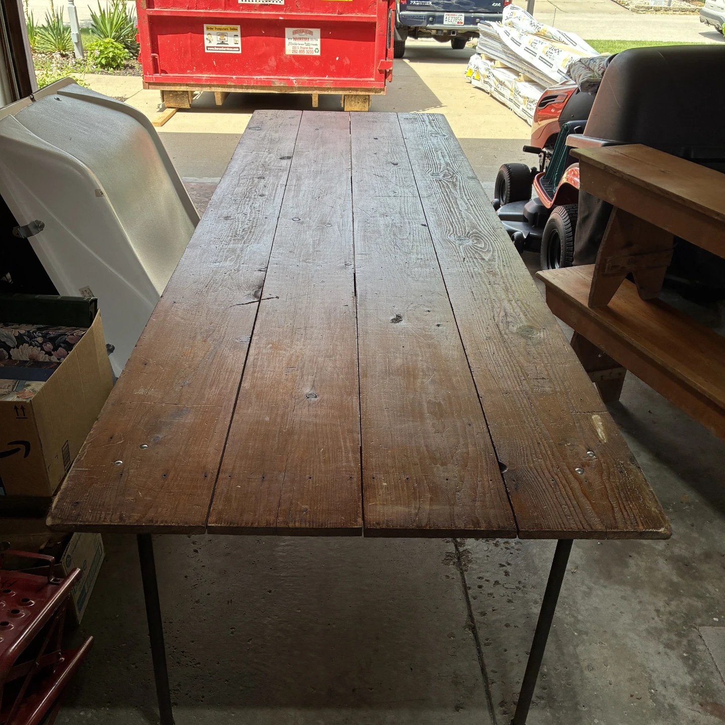 Wooden FestivitiesTable with 2 Benches
