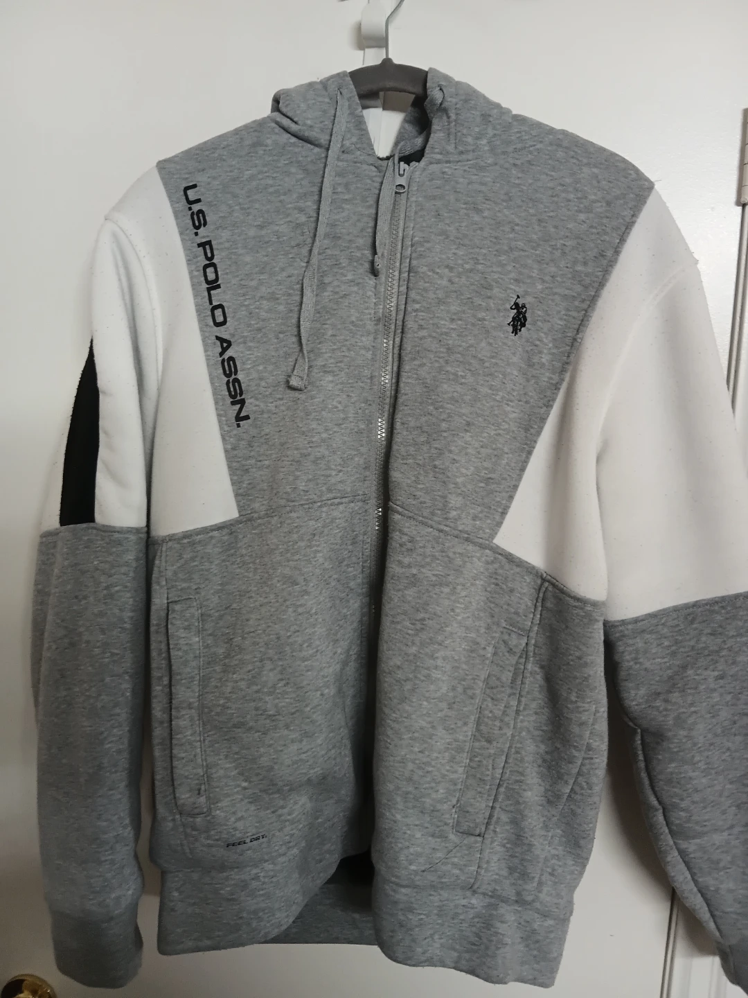 U.S. Polo Assn. Colour Block Zip-Up Hoodie