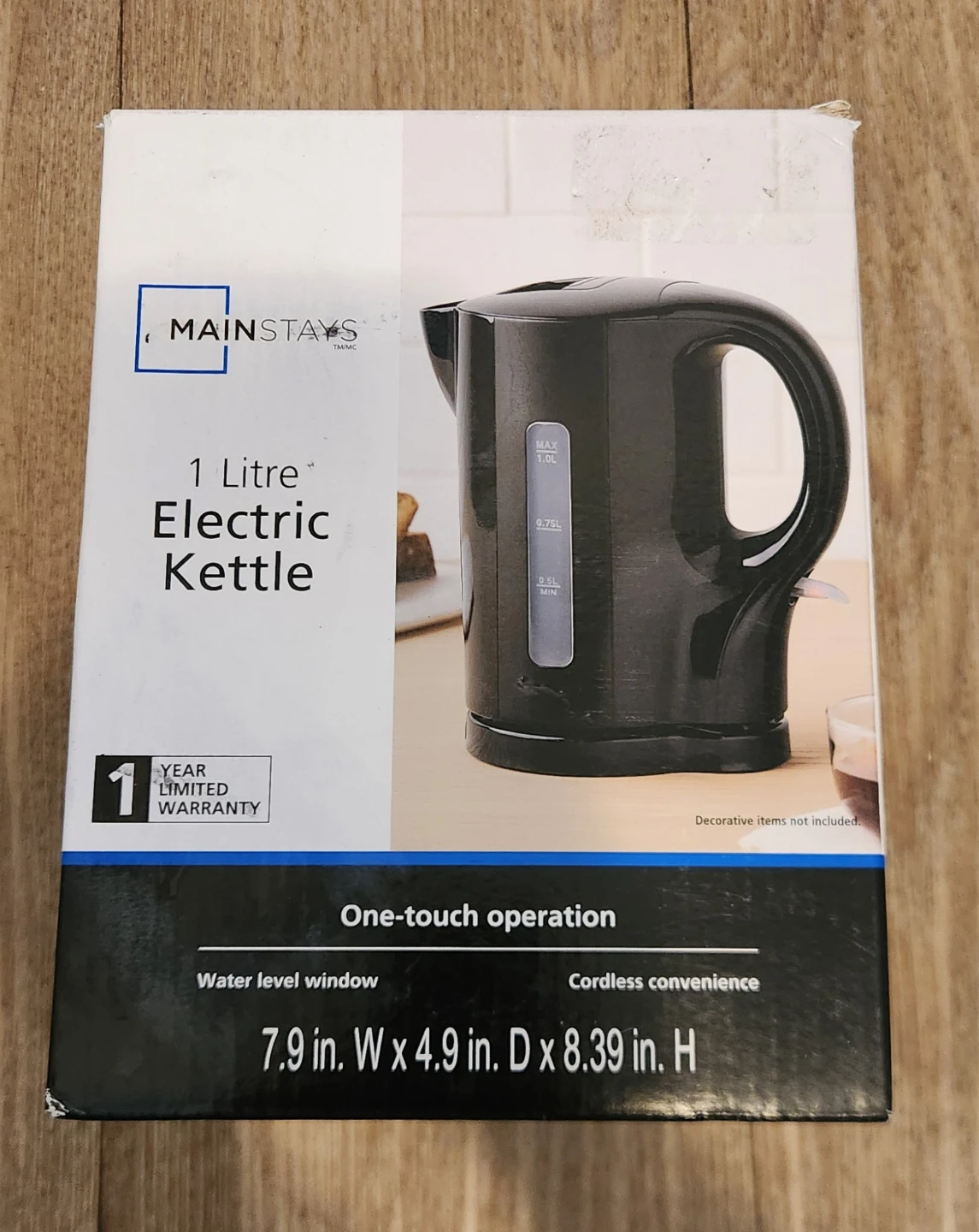 Mainstays 1 Litre Electric Kettle