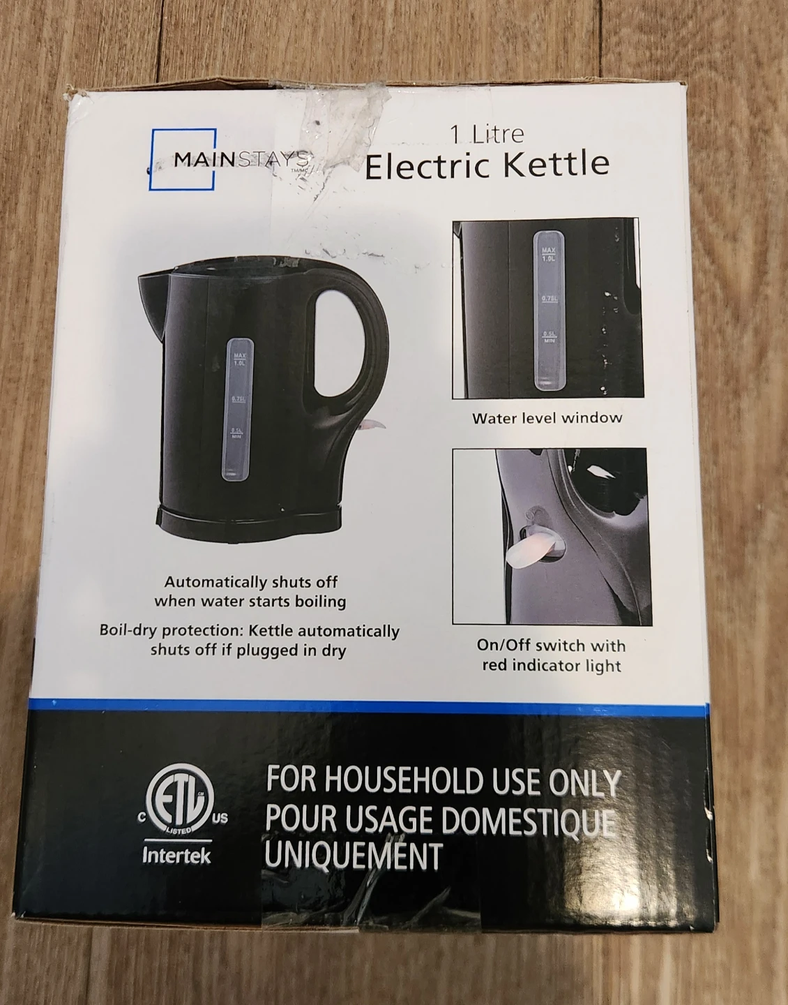 Mainstays 1 Litre Electric Kettle - photo 2