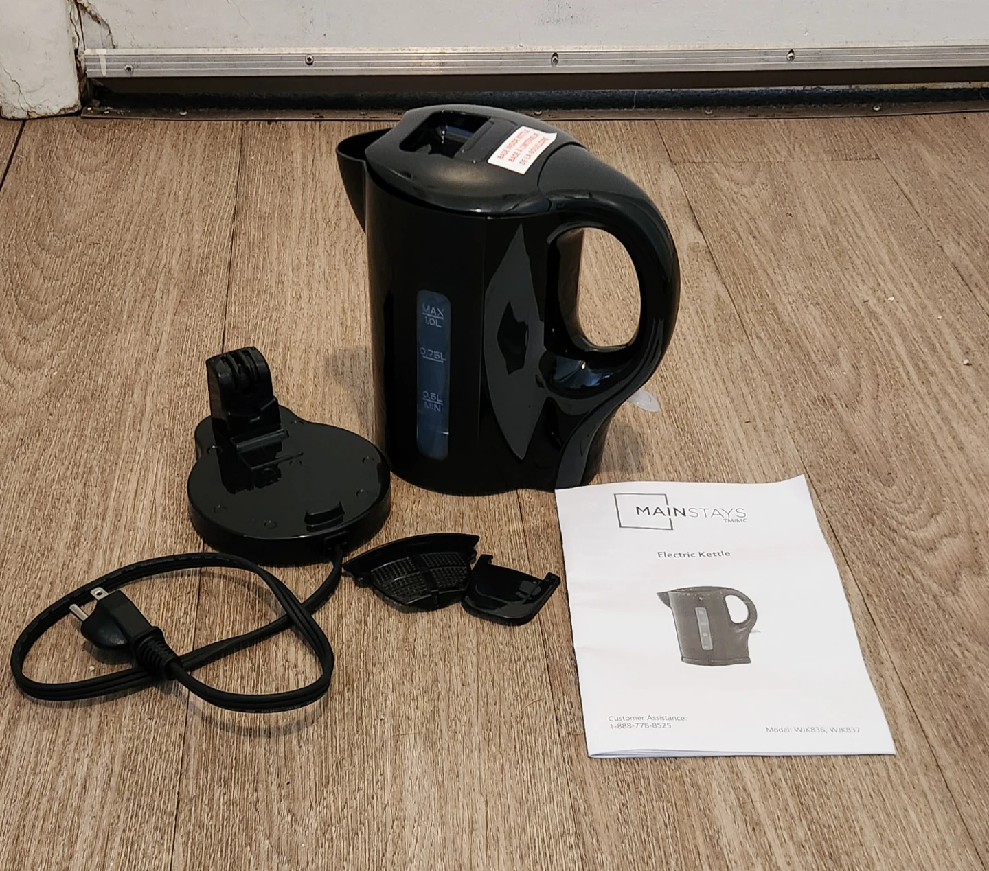 Mainstays 1 Litre Electric Kettle - photo 3