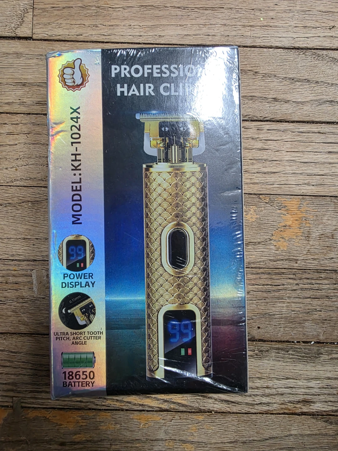Professional Hair Clipper KH-1024X with Power Display