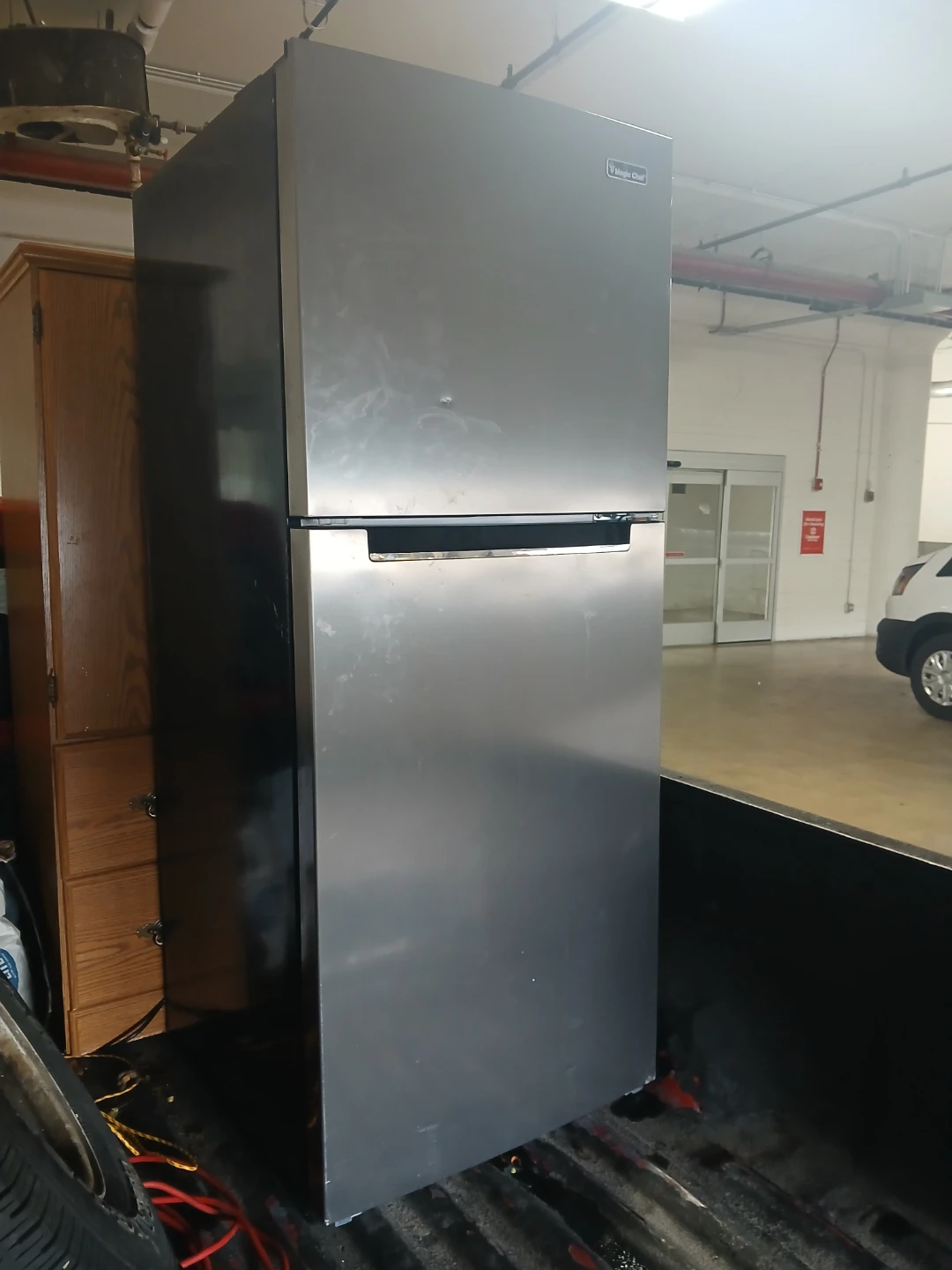 Refrigerator 60 inch tall working good - photo 5