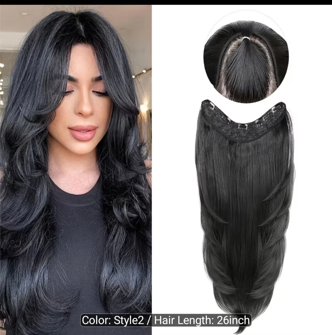 Black OR Brown 26-inch Clip-In Hair Extension - photo 4