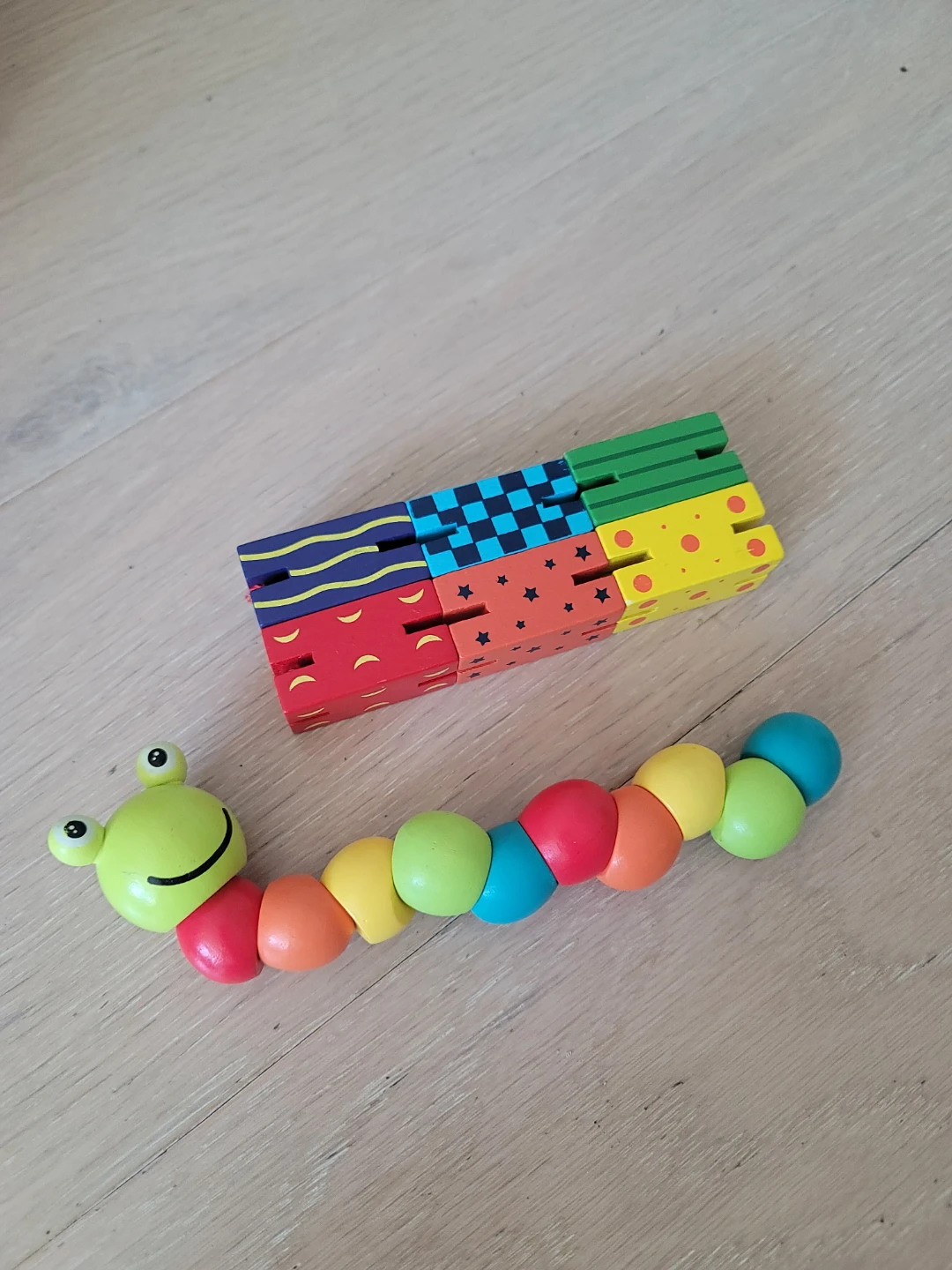 Wooden Segmented Caterpillar Toy