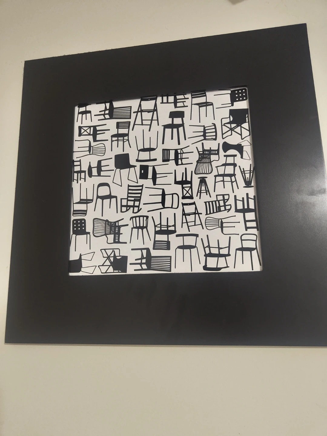 Framed Wall Art Print - Chair Designs
