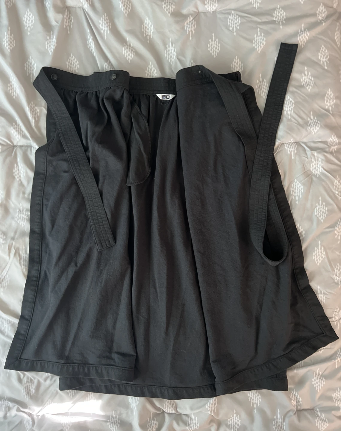 UNIQLO U Black Wrap and Ribbed Skirt - photo 5