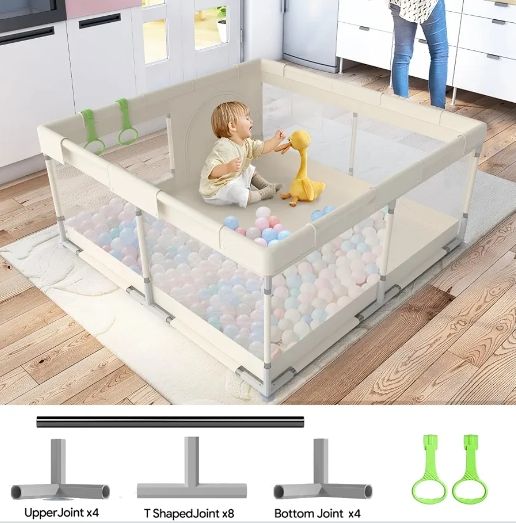Baby Playpen with Attachments