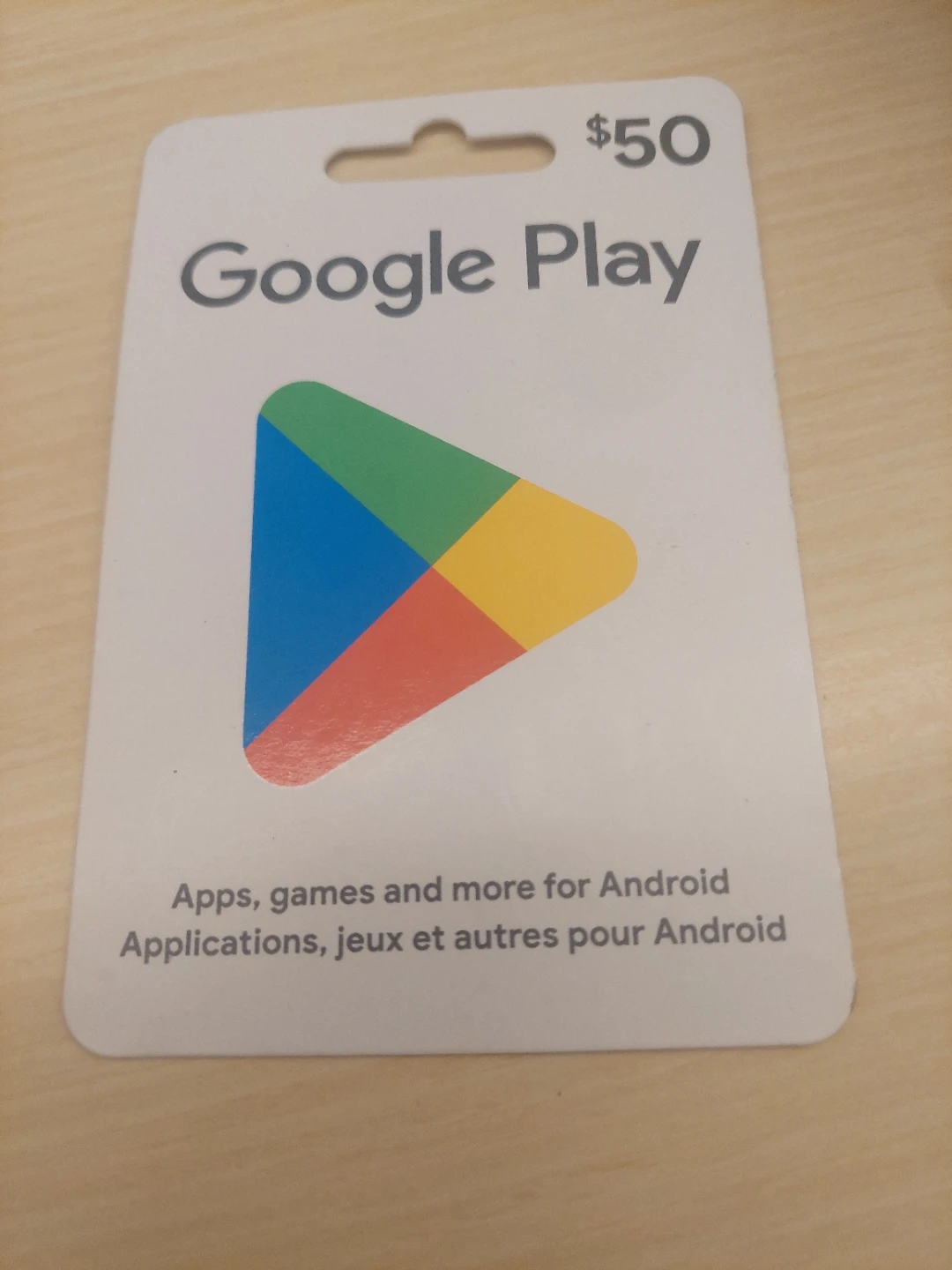 $50 Google Play Gift Card - photo 2