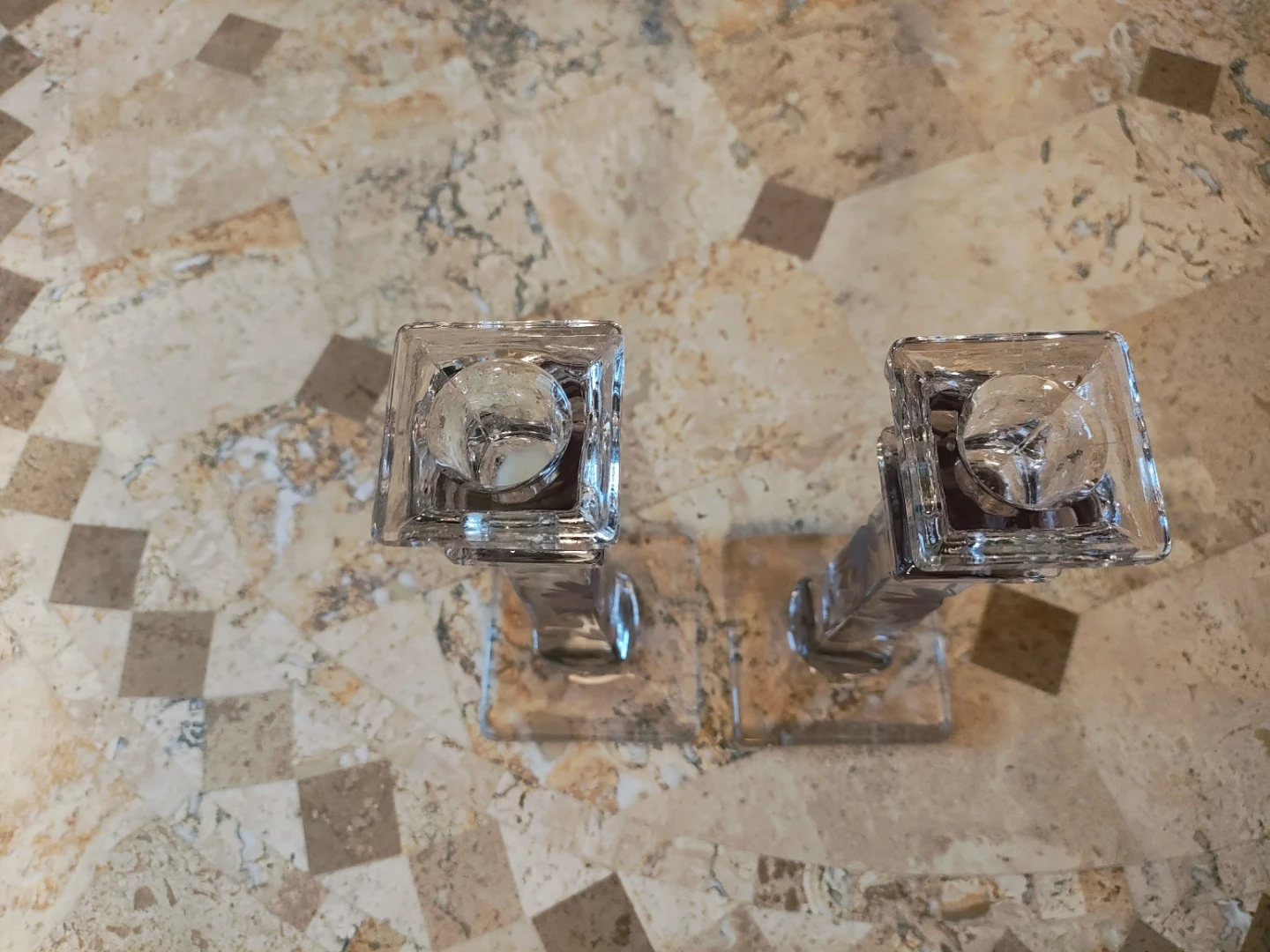 Pair of Crystal Candlesticks - photo 4