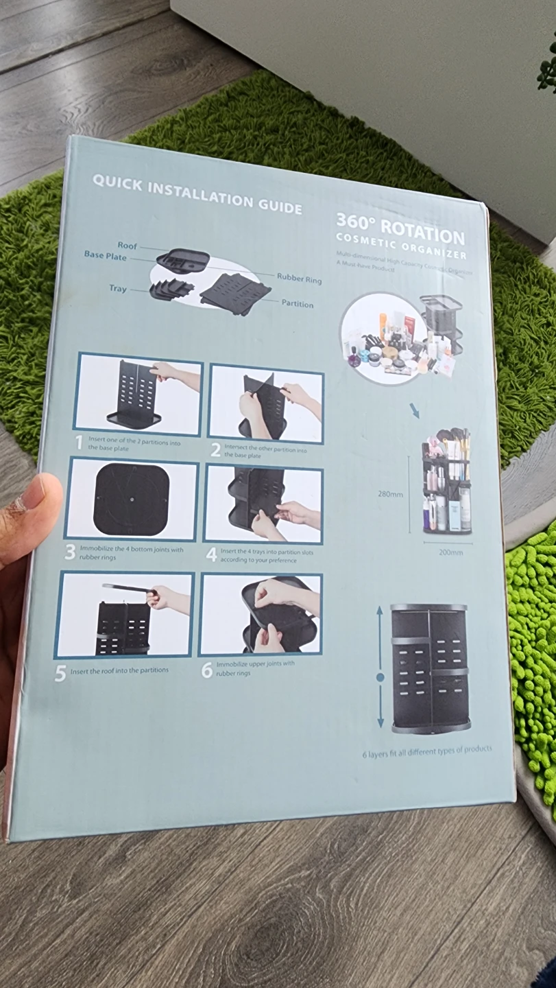 Jerrybox 360° Rotation Cosmetic Organizer (BRAND NEW) - photo 5