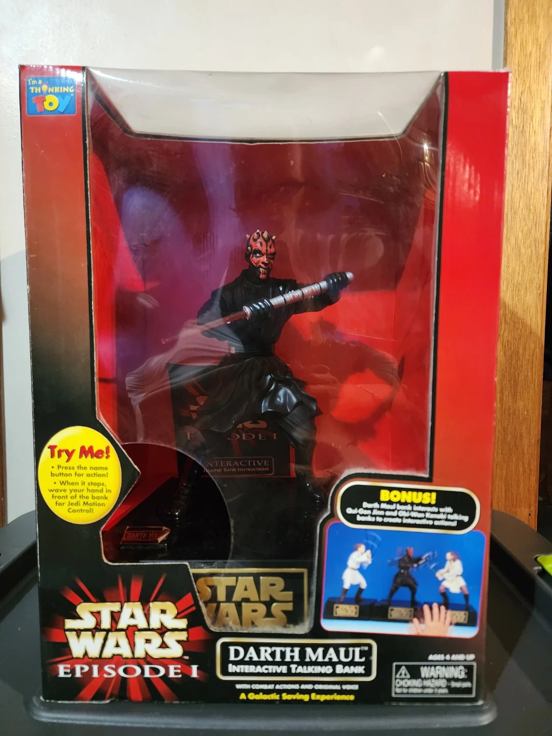 Star Wars Episode I Darth Maul Interactive Talking Bank