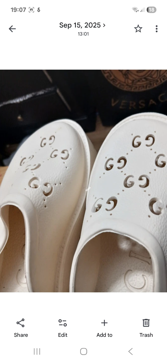 White Gucci Slides - Size Unknown - photo 2