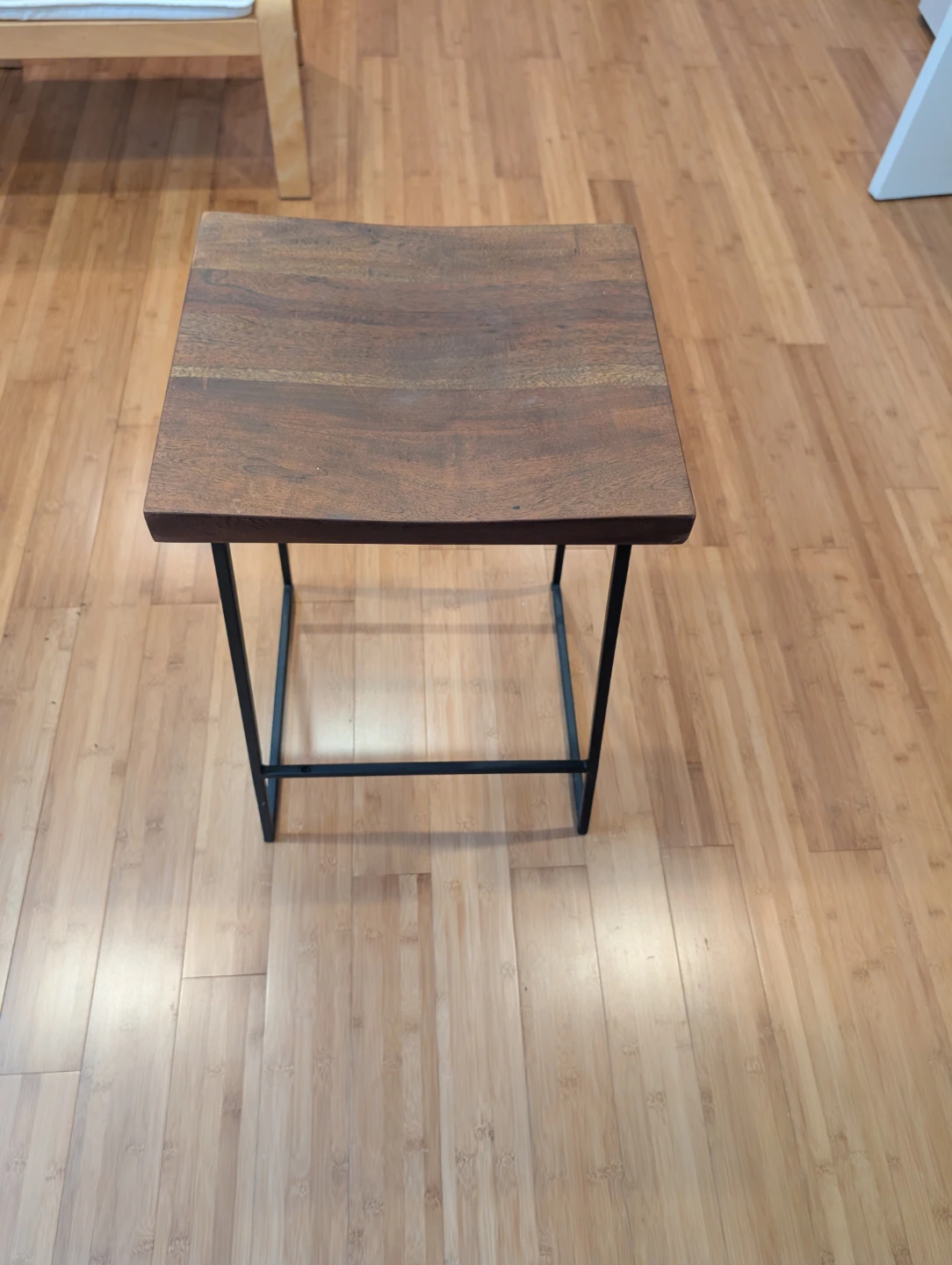 Wooden and Metal Side Table - photo 3