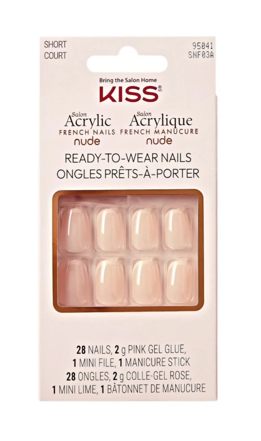 KISS Salon Acrylic French Nails - Nude - photo 2