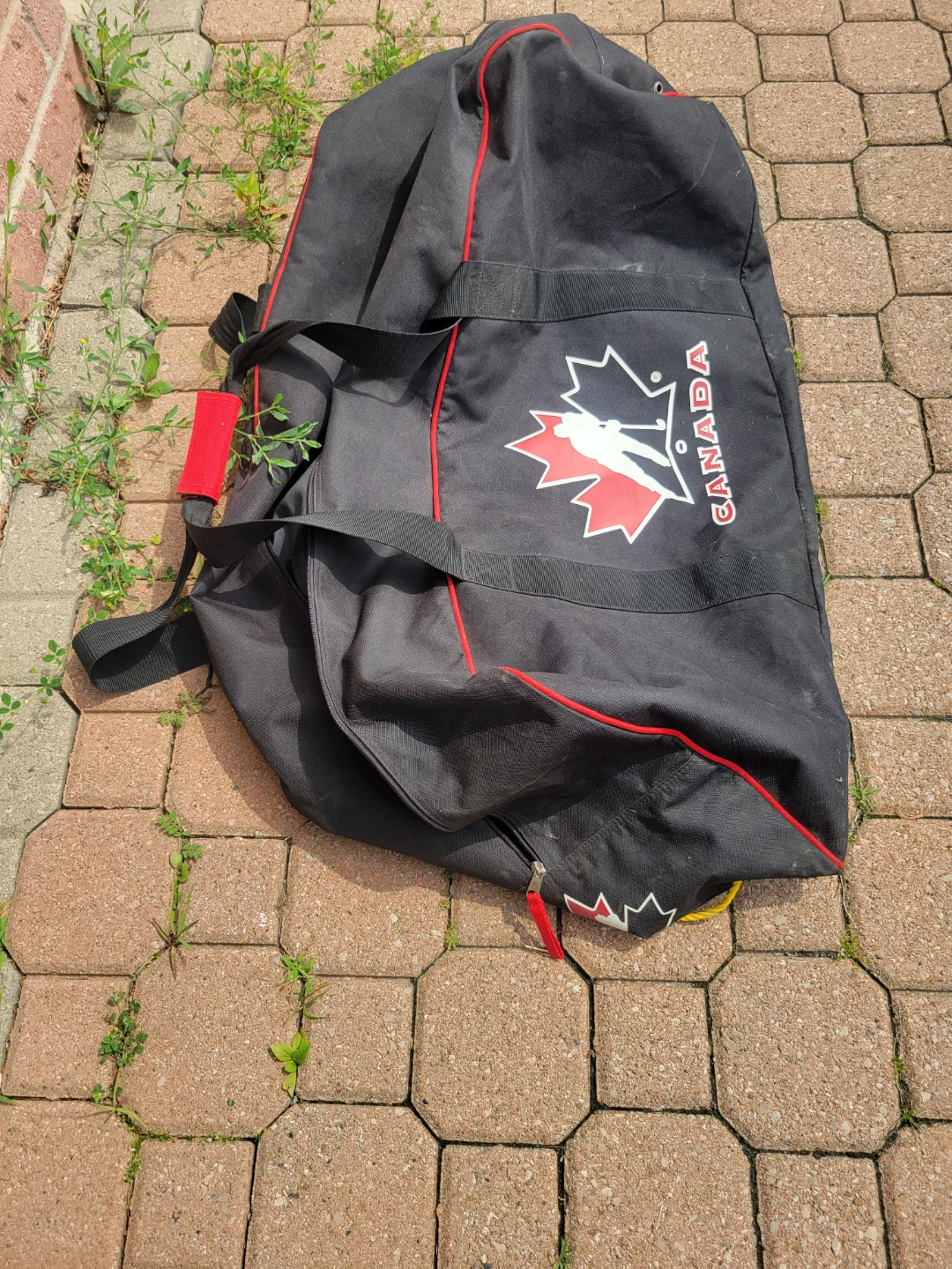 Black Canada Hockey Duffel Bag - photo 2