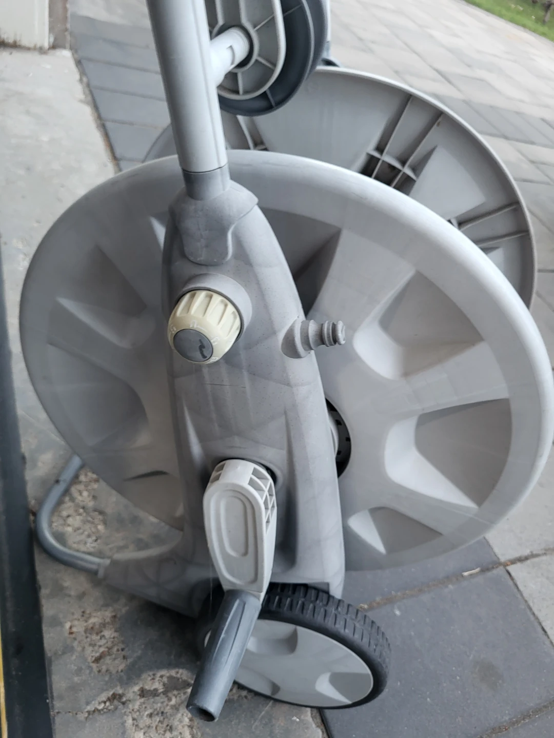 Grey Portable Hose Reel Cart - photo 4